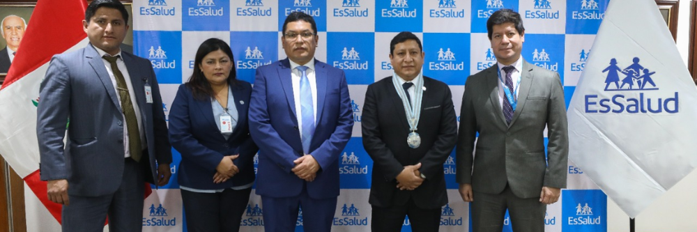 CTMP se reunió con el presidente de EsSalud, Aurelio Orellana