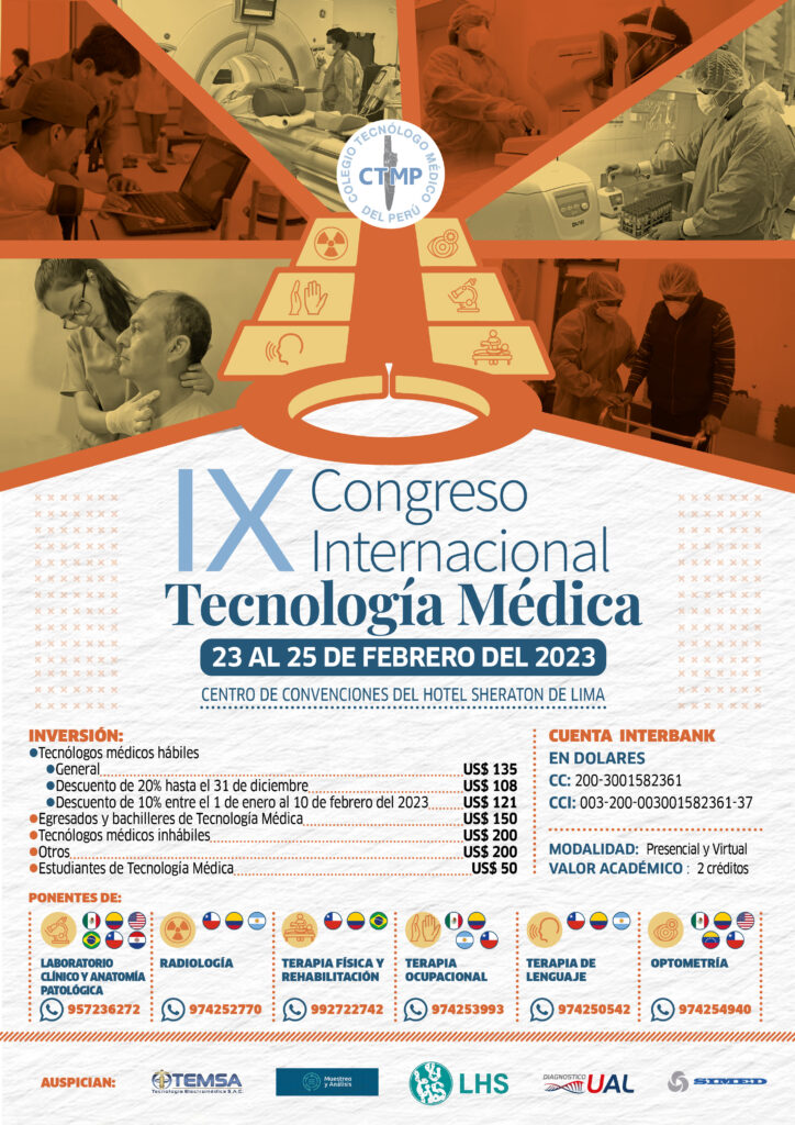 IX Congreso Internacional de Tecnología Médica