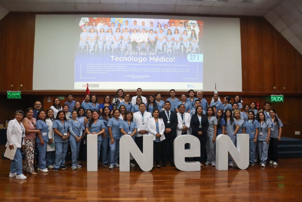 CTMP participó en la Ceremonia de conmemoración por el Día Nacional del Tecnólogo Médico en el INEN