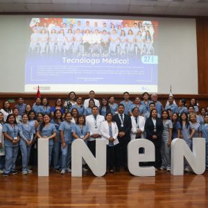 CTMP participó en la Ceremonia de conmemoración por el Día Nacional del Tecnólogo Médico en el INEN